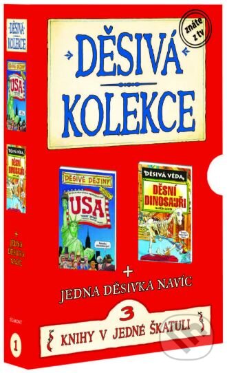 Kniha: Děsivá kolekce 1: USA, Děsiví dinosauři (Martin Oliver a Terry Deary). Egmont ČR, 2013 Kniha: Děsivá kolekce 1: USA, Děsiví dinosauři (Martin Oliver a Terry Deary). Egmont ČR, 2013