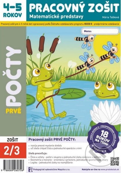 Kniha: Prvé počty (Mária Tašková). Maquita, 2016 Kniha: Prvé počty (Mária Tašková). Maquita, 2016
