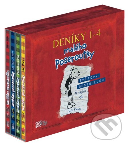 Audiokniha: Deník malého poseroutky (BOX) (Jeff Kinney). CooBoo CZ, 2016 Audiokniha: Deník malého poseroutky (BOX) (Jeff Kinney). CooBoo CZ, 2016