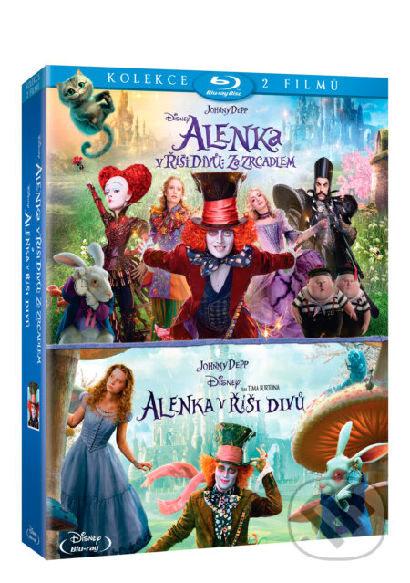 Film: Alenka v říši divů kolekce 1.-2. (James Bobin a Tim Burton) (Blu-ray). Magicbox, 2016 Film: Alenka v říši divů kolekce 1.-2. (James Bobin a Tim Burton) (Blu-ray). Magicbox, 2016