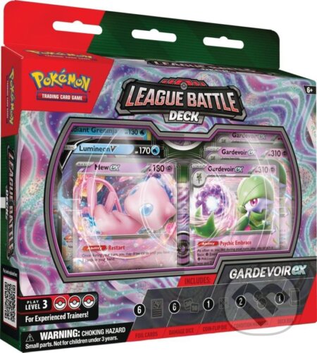 Spoločenská hra: Pokémon TCG: Gardevoir ex League Battle Deck (Pokemon). Pokemon, 2024 Spoločenská hra: Pokémon TCG: Gardevoir ex League Battle Deck (Pokemon). Pokemon, 2024