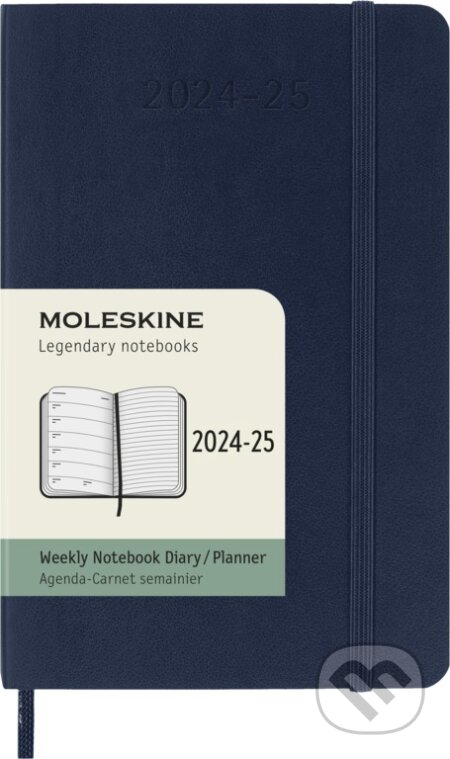 Moleskine – 18-mesačný plánovací diár 2024/2025 - modrý (Moleskine). Moleskine, 2024 Moleskine – 18-mesačný plánovací diár 2024/2025 - modrý (Moleskine). Moleskine, 2024