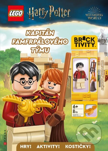 Kniha: LEGO® Harry Potter™ Kapitán famfrpálového týmu (Autorský kolektív). CPRESS, 2024 Kniha: LEGO® Harry Potter™ Kapitán famfrpálového týmu (Autorský kolektív). CPRESS, 2024