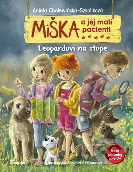 Kniha: Miška a jej malí pacienti: Leopardovi na stope (Aniela Cholewinska-Szkolik). Stonožka, 2024 Kniha: Miška a jej malí pacienti: Leopardovi na stope (Aniela Cholewinska-Szkolik). Stonožka, 2024