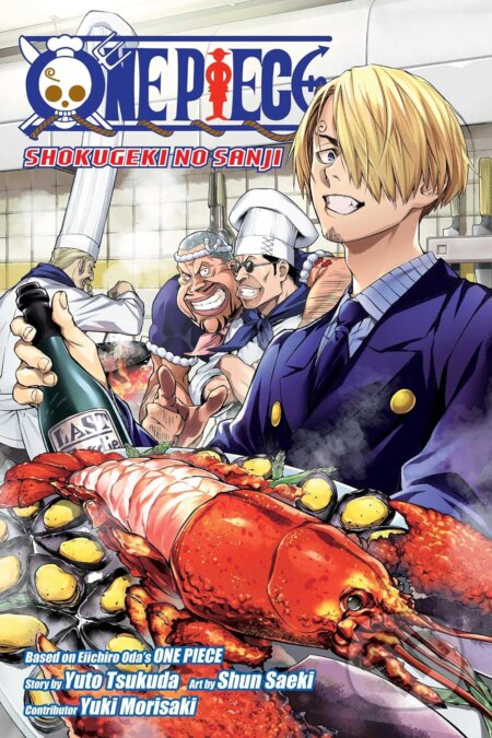Kniha: One Piece: Shokugeki no Sanji (Eiichiro Oda a Yuto Tsukuda). Viz Media, 2024 Kniha: One Piece: Shokugeki no Sanji (Eiichiro Oda a Yuto Tsukuda). Viz Media, 2024