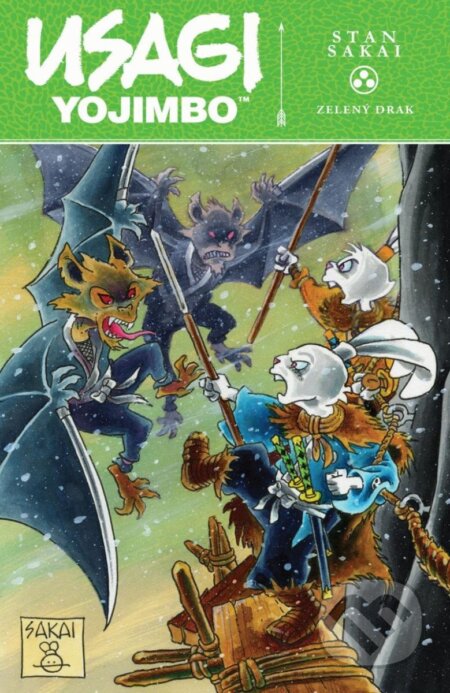 Kniha: Usagi Yojimbo 38: Zelený drak (Stan Sakai). Crew, 2024 Kniha: Usagi Yojimbo 38: Zelený drak (Stan Sakai). Crew, 2024