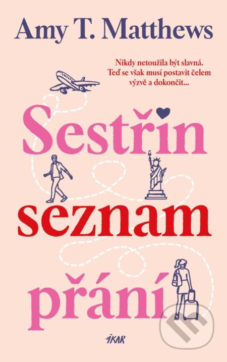 Kniha: Sestřin seznam přání (Amy T. Matthews). Ikar CZ, 2024 Kniha: Sestřin seznam přání (Amy T. Matthews). Ikar CZ, 2024