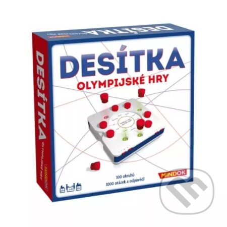 Společenská hra: Desítka (CZ): Olympijské hry (Martinex). Mindok, 2024 Společenská hra: Desítka (CZ): Olympijské hry (Martinex). Mindok, 2024