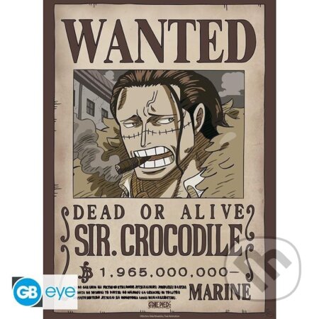 One Piece Plagát - Wanted Crocodile, , 2024