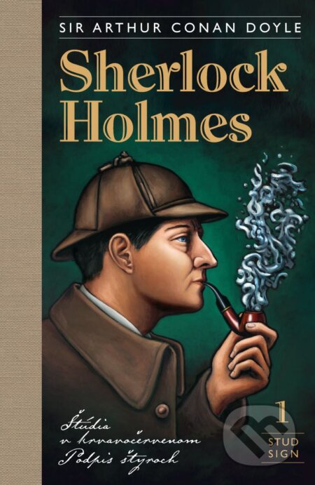 Kniha: Sherlock Holmes 1: Štúdia v krvavočervenom, Podpis štyroch (Arthur Conan Doyle). SnowMouse Publishing, 2016 Kniha: Sherlock Holmes 1: Štúdia v krvavočervenom, Podpis štyroch (Arthur Conan Doyle). SnowMouse Publishing, 2016