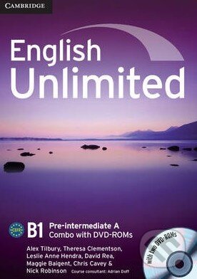 Kniha: English Unlimited - Pre-Intermediate - A Combo (Alex Tilbury, Theresa Clementson a kolektiv). Cambridge University Press, 2013 Kniha: English Unlimited - Pre-Intermediate - A Combo (Alex Tilbury, Theresa Clementson a kolektiv). Cambridge University Press, 2013