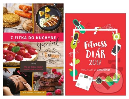 Kniha: Z fitka do kuchyne špeciál + Fitness diár 2017 (Lucia Švaral a kolektív). Fitshaker, 2016 Kniha: Z fitka do kuchyne špeciál + Fitness diár 2017 (Lucia Švaral a kolektív). Fitshaker, 2016