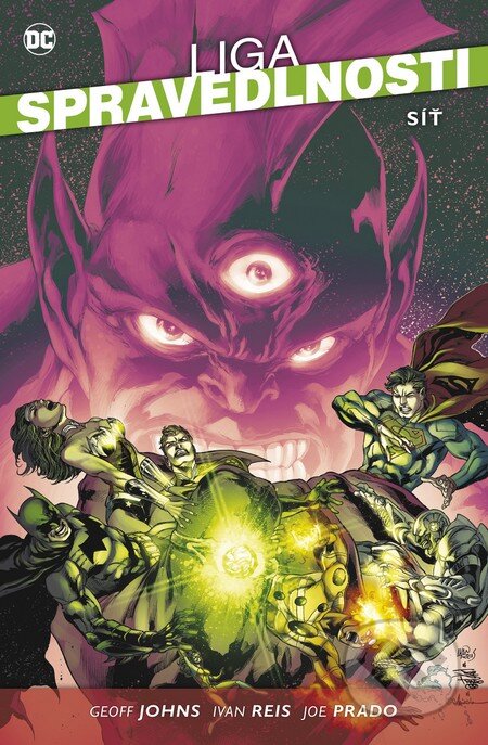 Kniha: Síť (Geoff Johns a Ivan Reis). BB/art, 2016 Kniha: Síť (Geoff Johns a Ivan Reis). BB/art, 2016
