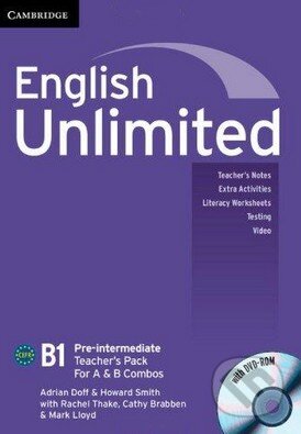 Kniha: English Unlimited - Pre-intermediate - A and B Teacher's Pack (Adrian Doff a Howard Smith). Cambridge University Press, 2013 Kniha: English Unlimited - Pre-intermediate - A and B Teacher's Pack (Adrian Doff a Howard Smith). Cambridge University Press, 2013