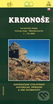 Kniha: Krkonoše - turistická mapa 1:75 000 (Žaket). Žaket, 2005 Kniha: Krkonoše - turistická mapa 1:75 000 (Žaket). Žaket, 2005