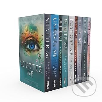 Kniha: Shatter Me box set (Tahereh Mafi). HarperCollins, 2023 Kniha: Shatter Me box set (Tahereh Mafi). HarperCollins, 2023
