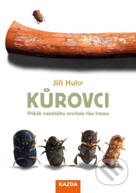 Kniha: Kůrovci - Příběh největšího vyvrhele říše hmyzu (Jiří Hulcr). Nakladatelství KAZDA, 2024 Kniha: Kůrovci - Příběh největšího vyvrhele říše hmyzu (Jiří Hulcr). Nakladatelství KAZDA, 2024