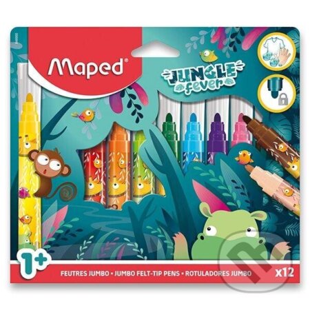Fixky Jungle Fever Jumbo 12 ks, Maped, 2024