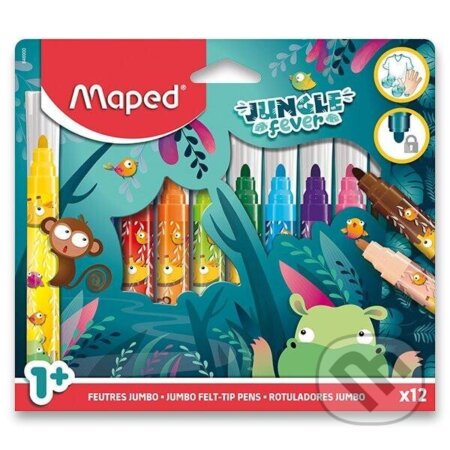 Fixky Jungle Fever Jumbo 12 ks (Maped). Maped, 2024 Fixky Jungle Fever Jumbo 12 ks (Maped). Maped, 2024