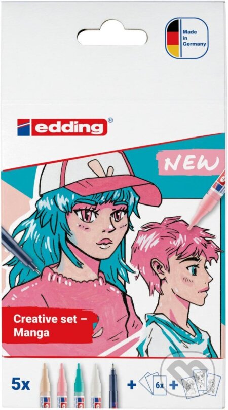 Edding Akrylový popisovač e-5300/1800 Manga 5 ks (Edding). Edding, 2024 Edding Akrylový popisovač e-5300/1800 Manga 5 ks (Edding). Edding, 2024