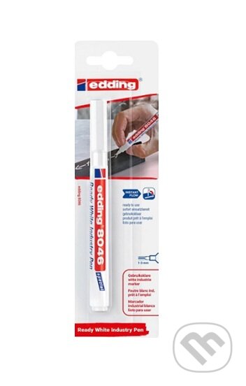 Edding Permanentní popisovač 8046 Ready white, blistr (Edding). Edding, 2024 Edding Permanentní popisovač 8046 Ready white, blistr (Edding). Edding, 2024
