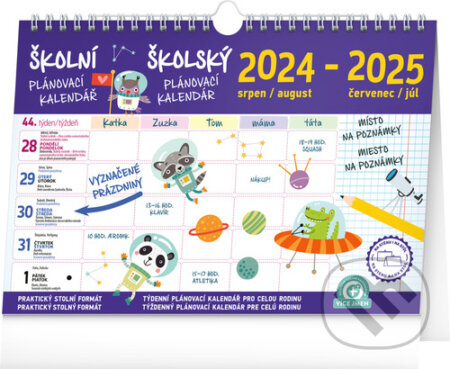 Školský plánovací kalendár 2024/2025 (Notique). Notique, 2024 Školský plánovací kalendár 2024/2025 (Notique). Notique, 2024