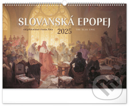 Nástěnný kalendář Slovanská epopej – Alfons Mucha 2025 (Alfons Mucha). Notique, 2024 Nástěnný kalendář Slovanská epopej – Alfons Mucha 2025 (Alfons Mucha). Notique, 2024