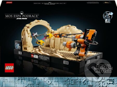 Spoločenská hra: LEGO® Star Wars™ 75380 Preteky klzákov v Mos Espa – dioráma (LEGO). LEGO, 2024 Spoločenská hra: LEGO® Star Wars™ 75380 Preteky klzákov v Mos Espa – dioráma (LEGO). LEGO, 2024