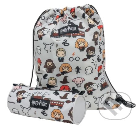Gym bag a peračník na tužky Harry Potter: Chibi Ikony (Harry Potter). Harry Potter, 2024 Gym bag a peračník na tužky Harry Potter: Chibi Ikony (Harry Potter). Harry Potter, 2024