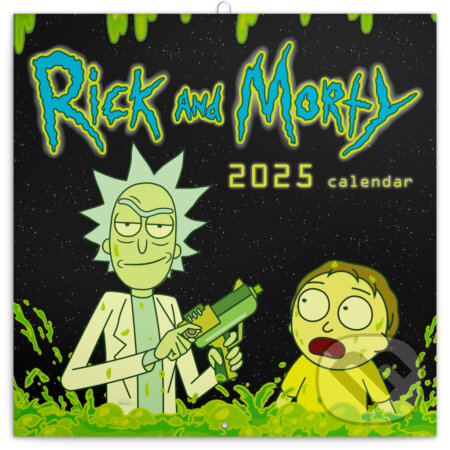 NOTIQUE Nástenný poznámkový kalendár Rick a Morty 2025 (Notique). Notique, 2024 NOTIQUE Nástenný poznámkový kalendár Rick a Morty 2025 (Notique). Notique, 2024