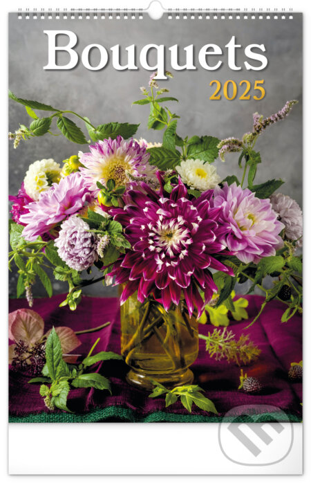 NOTIQUE Nástenný kalendár Bouquets (Kytice) 2025 (Notique). Notique, 2024 NOTIQUE Nástenný kalendár Bouquets (Kytice) 2025 (Notique). Notique, 2024