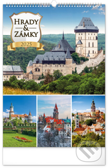 NOTIQUE Nástěnný kalendář Hrady a zámky 2025 (Notique). Notique, 2024 NOTIQUE Nástěnný kalendář Hrady a zámky 2025 (Notique). Notique, 2024