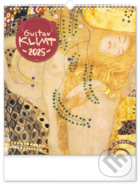 Nástenný kalendár Gustav Klimt 2025, 30 × 34 cm, Notique, 2024