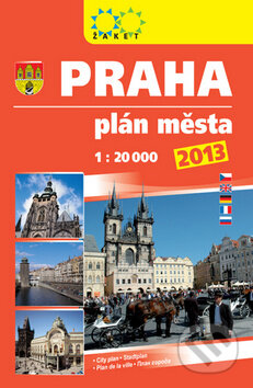 Praha plán města 2013 - 1:20 000, Žaket, 2013