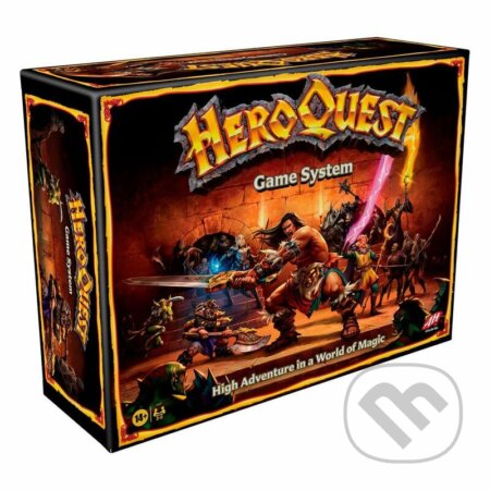 Společenská hra: HeroQuest (Stephen Baker). Hasbro, 2024 Společenská hra: HeroQuest (Stephen Baker). Hasbro, 2024