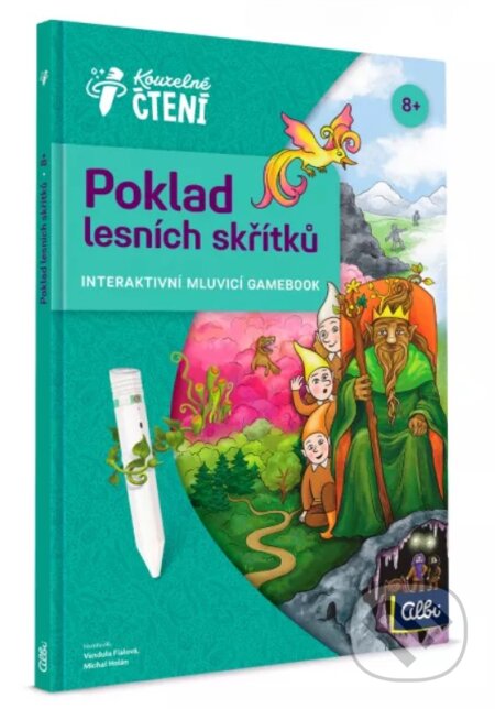 Kniha: Kouzelné čtení: Gamebook Poklad lesních skřítků (Albi). Albi, 2024 Kniha: Kouzelné čtení: Gamebook Poklad lesních skřítků (Albi). Albi, 2024