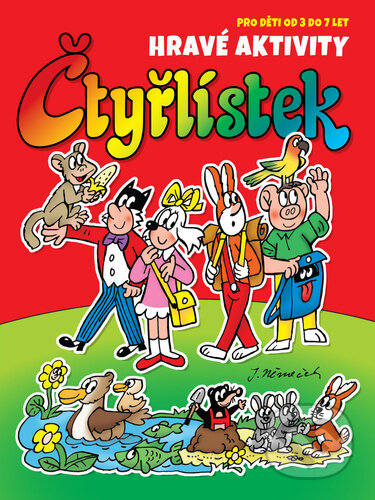 Kniha: Čtyřlístek: Hravé aktivity (Jaroslav Němeček). Čtyřlístek, 2024 Kniha: Čtyřlístek: Hravé aktivity (Jaroslav Němeček). Čtyřlístek, 2024
