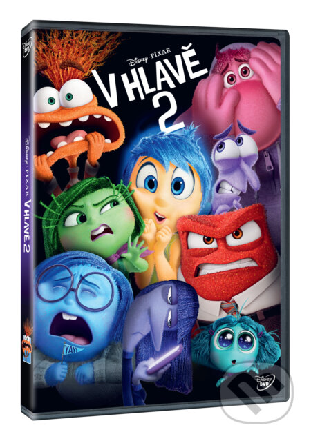Film: V hlavě 2 (Kelsey Mann a Pete Docter) (DVD). Magicbox, 2024 Film: V hlavě 2 (Kelsey Mann a Pete Docter) (DVD). Magicbox, 2024