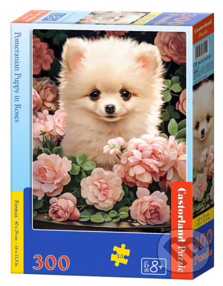 Puzzle: Pomeranian Puppy in Roses (Castorland). Castorland, 2024 Puzzle: Pomeranian Puppy in Roses (Castorland). Castorland, 2024
