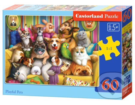 Puzzle: Playful Pets (Castorland). Castorland, 2024 Puzzle: Playful Pets (Castorland). Castorland, 2024