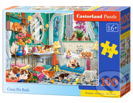 Puzzle: Crazy Pet Bath (Castorland). Castorland, 2024 Puzzle: Crazy Pet Bath (Castorland). Castorland, 2024