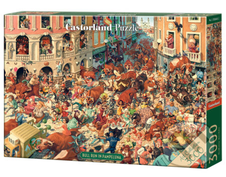Puzzle: Bull Run in Pampeluna (Art Collection) (Castorland). Castorland, 2024 Puzzle: Bull Run in Pampeluna (Art Collection) (Castorland). Castorland, 2024