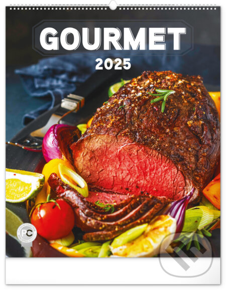 NOTIQUE Nástenný kalendár Gourmet 2025, Notique, 2024