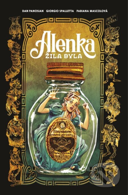 Kniha: Alenka žila byla (Dan Panosian). Comics centrum, 2024 Kniha: Alenka žila byla (Dan Panosian). Comics centrum, 2024