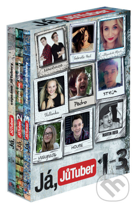 Kniha: Já, JůTuber (BOX 1 - 3) (CooBoo CZ). CooBoo CZ, 2016 Kniha: Já, JůTuber (BOX 1 - 3) (CooBoo CZ). CooBoo CZ, 2016