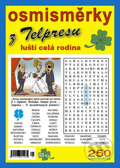 Kniha: Osmisměrky z Telpresu luští celá rodina 2/2016 (Pavel Mazáč). Telpres, 2016 Kniha: Osmisměrky z Telpresu luští celá rodina 2/2016 (Pavel Mazáč). Telpres, 2016