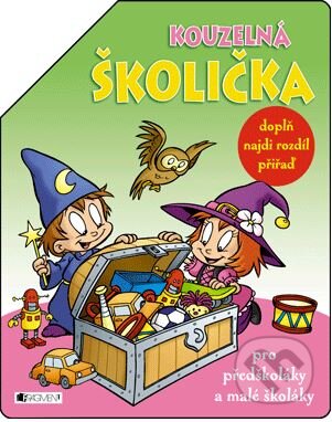 Kniha: Kouzelná školička: doplň, najdi rozdíl, přiřaď (Nakladatelství Fragment). Nakladatelství Fragment, 2013 Kniha: Kouzelná školička: doplň, najdi rozdíl, přiřaď (Nakladatelství Fragment). Nakladatelství Fragment, 2013