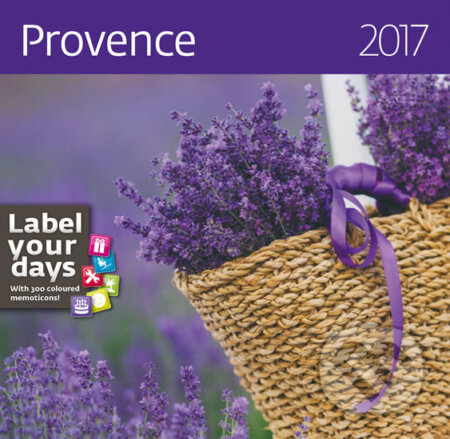 Kalendář nástěnný 2017 - Provence 300x300cm, Helma, 2016