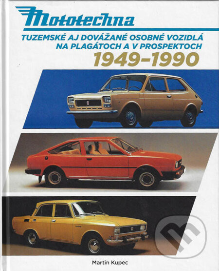 Mototechna Tuzemské aj dovážané osobné vozidlá na plagátoch a v prospektoch, Martin Kupec, 2024