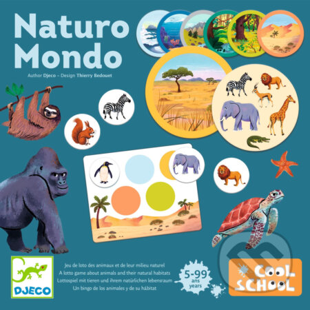 Príroda sveta (Naturo Mondo): loto, určovanie ročných období, Djeco, 2024